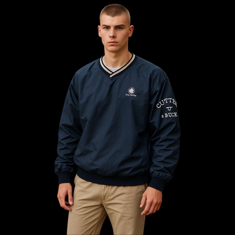 Cutter & Buck Navy and Gray Jacket